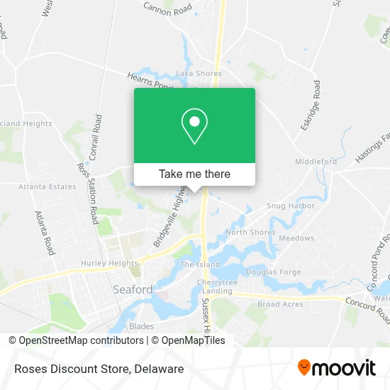 Roses Discount Store map
