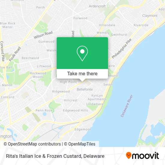 Rita's Italian Ice & Frozen Custard map