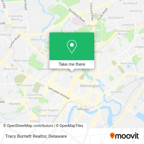 Tracy Burnett Realtor map