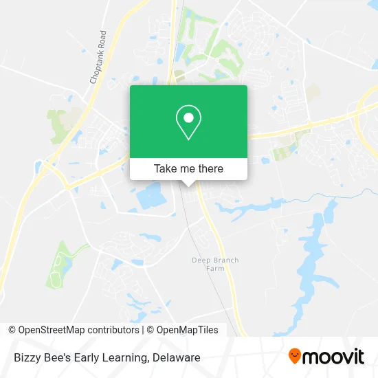 Bizzy Bee's Early Learning map