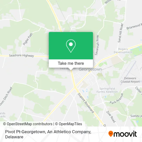 Pivot Pt-Georgetown, An Athletico Company map