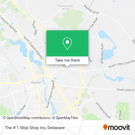 The # 1 Stop Shop Inc map