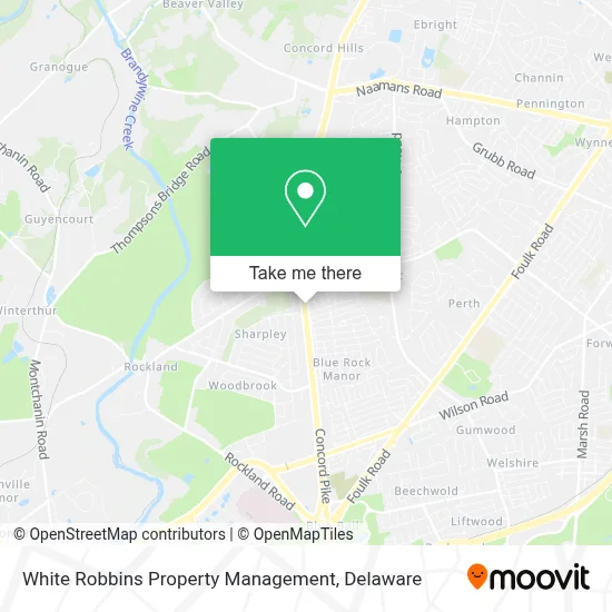White Robbins Property Management map