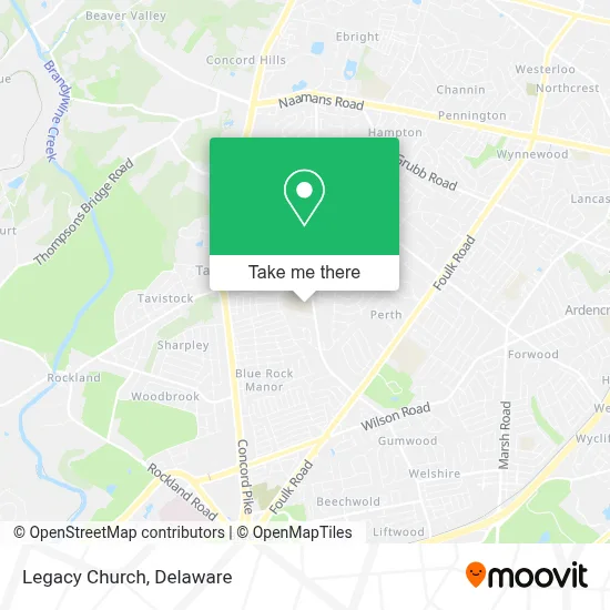 Legacy Church map