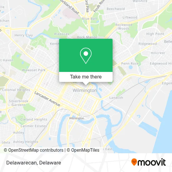 Delawarecan map