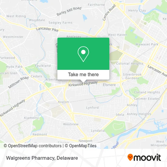 Walgreens Pharmacy map