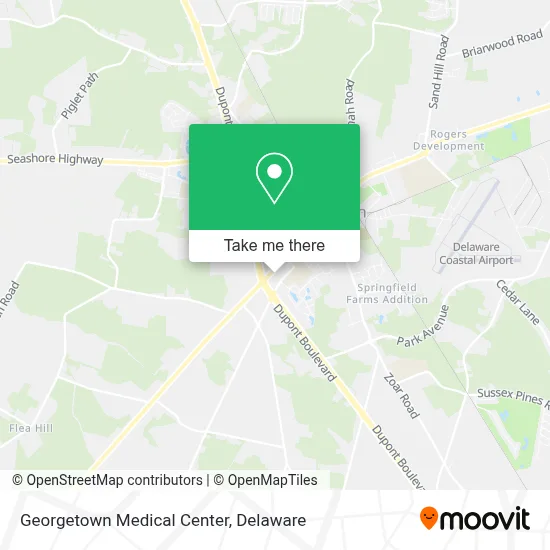 Georgetown Medical Center map