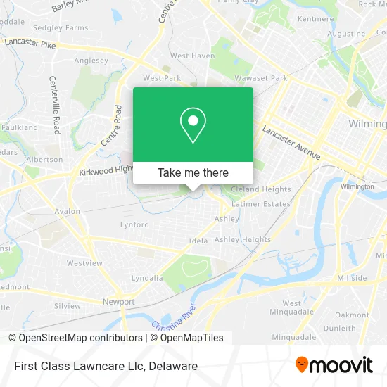 First Class Lawncare Llc map