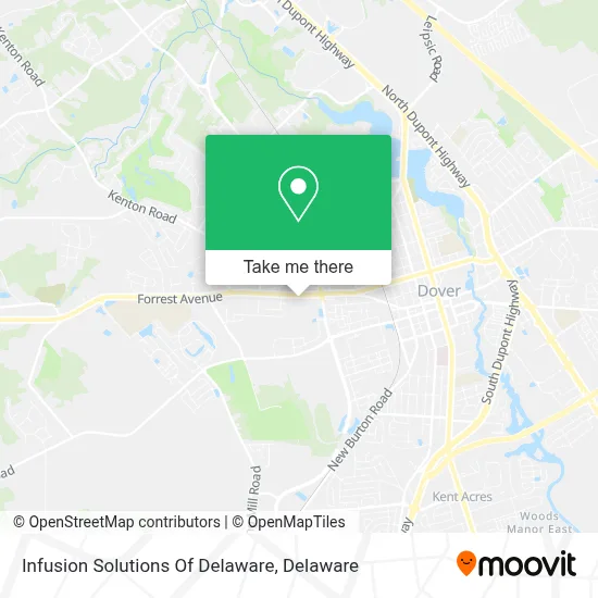 Infusion Solutions Of Delaware map