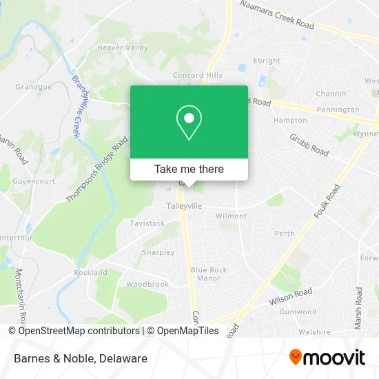 Barnes & Noble map
