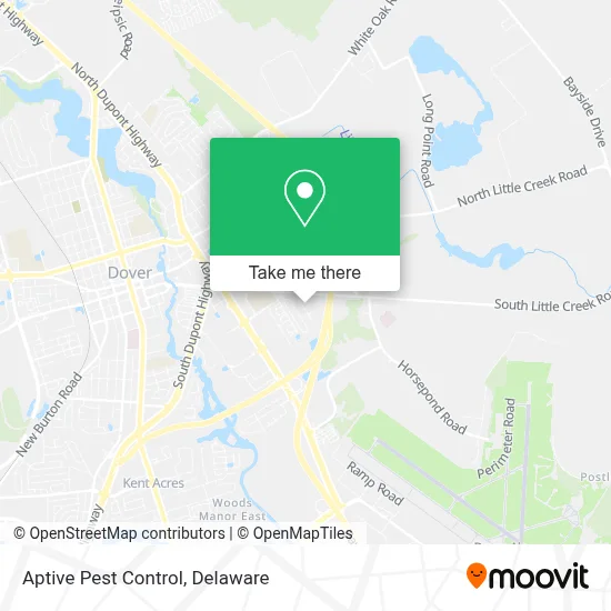 Aptive Pest Control map