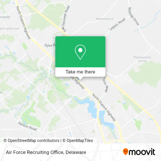 Air Force Recruiting Office map