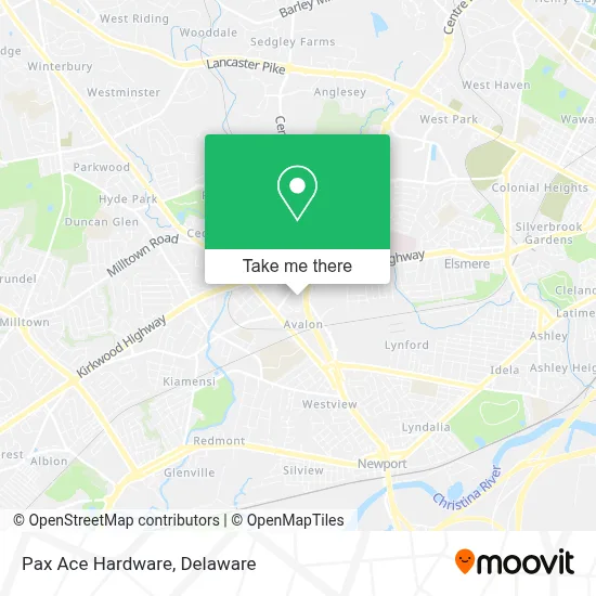 Pax Ace Hardware map