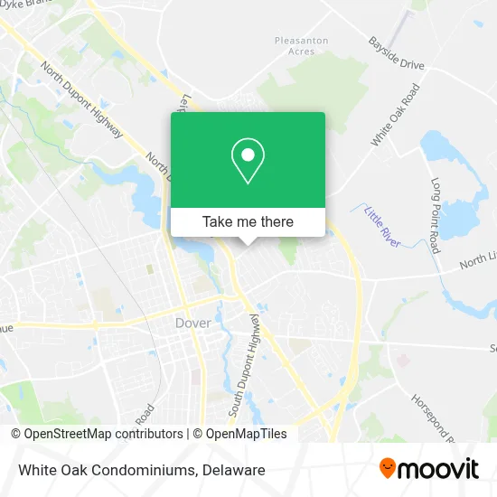 White Oak Condominiums map