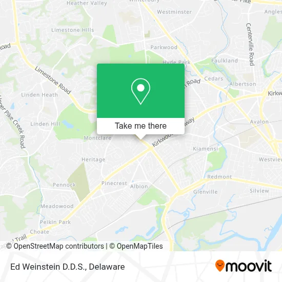 Ed Weinstein D.D.S. map