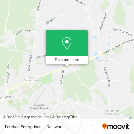 Ferebee Enterprises II map