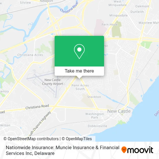 Nationwide Insurance: Muncie Insurance & Financial Services Inc map