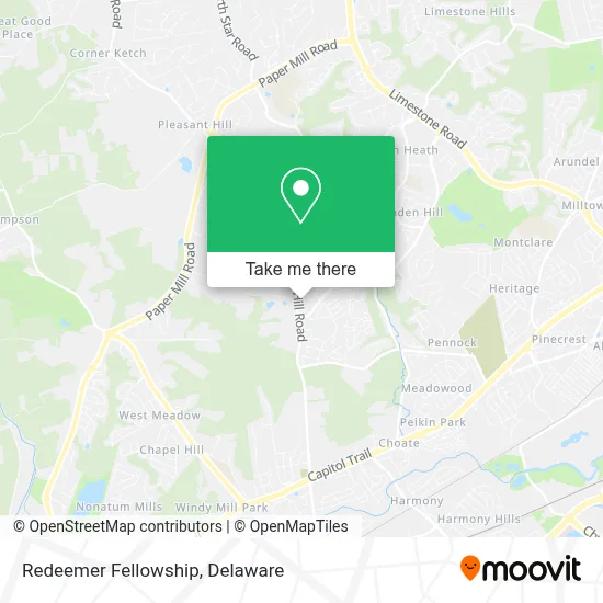 Redeemer Fellowship map