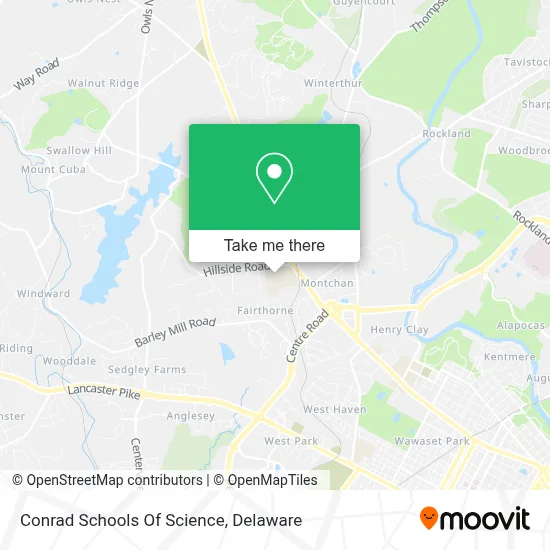 Conrad Schools Of Science map