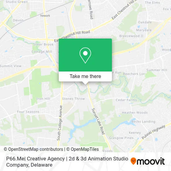 P66.Me| Creative Agency | 2d & 3d Animation Studio Company map
