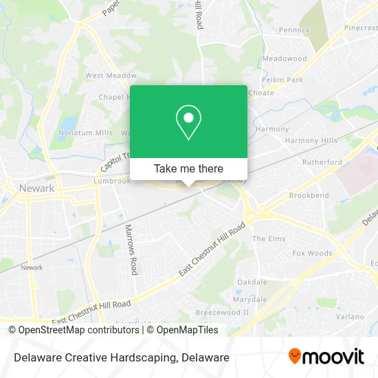 Delaware Creative Hardscaping map