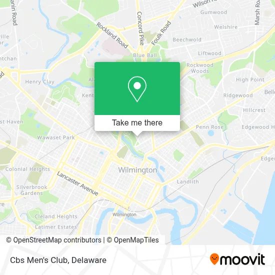 Cbs Men's Club map