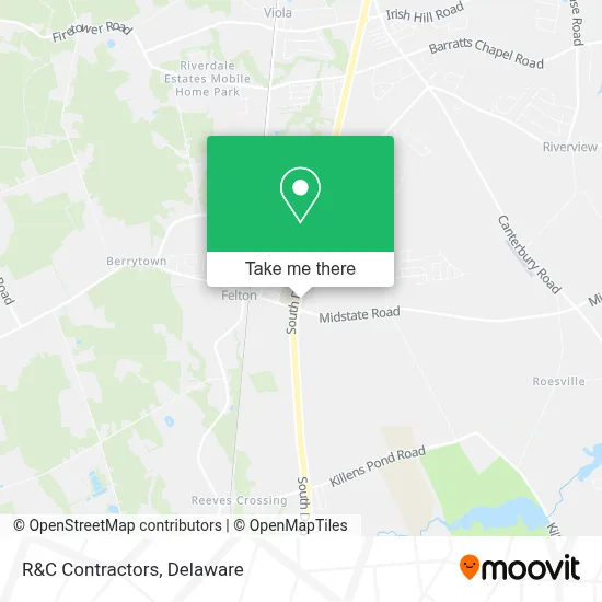 R&C Contractors map
