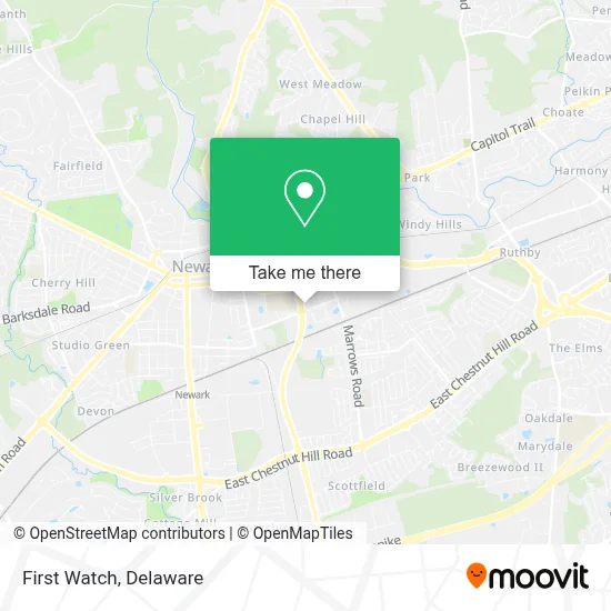 First Watch map