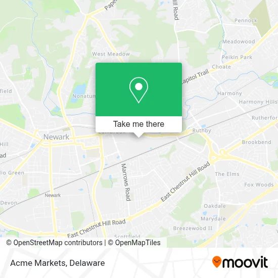 Acme Markets map