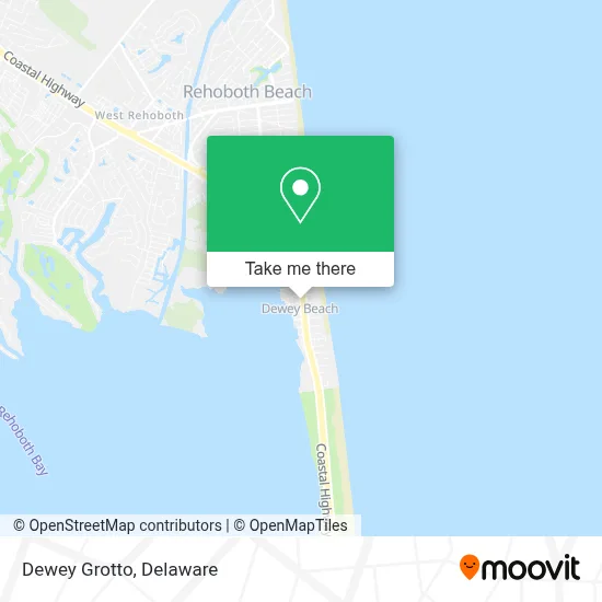 Dewey Grotto map