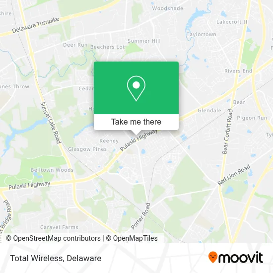 Total Wireless map