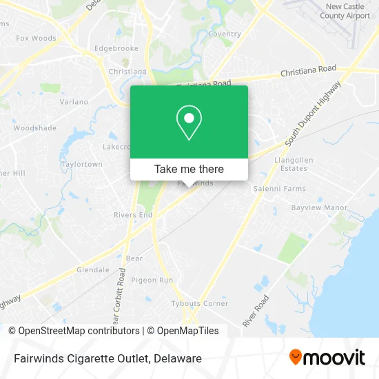 Fairwinds Cigarette Outlet map