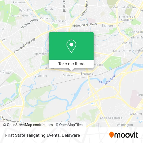 First State Tailgating Events map