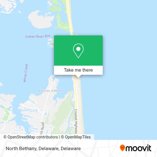 North Bethany, Delaware map