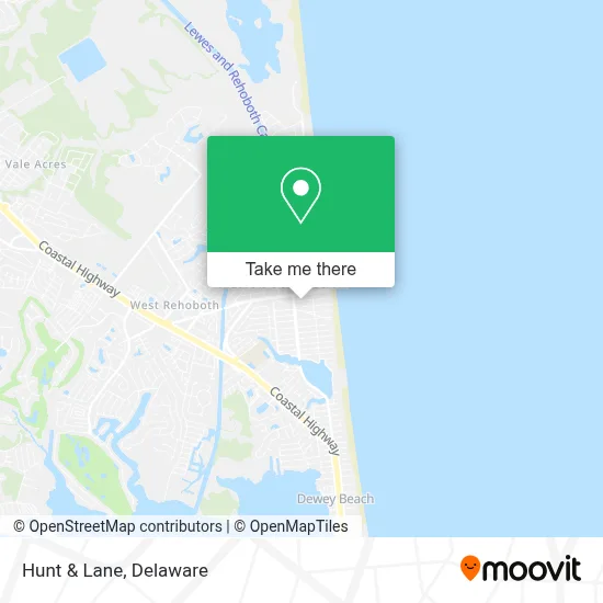 Hunt & Lane map