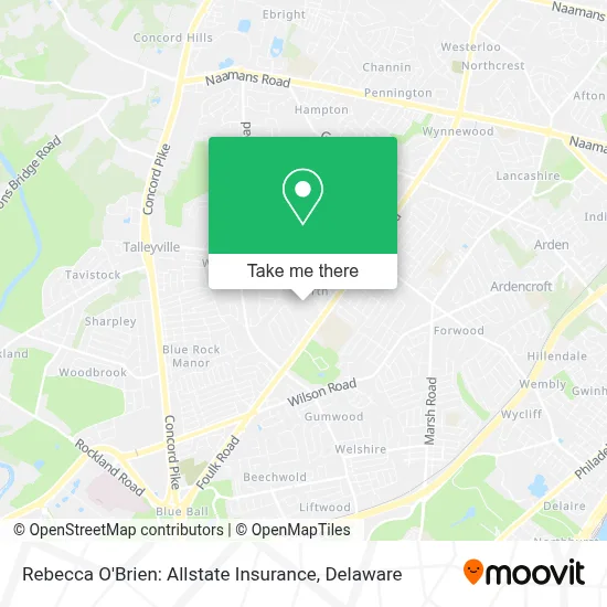 Rebecca O'Brien: Allstate Insurance map