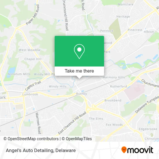 Angel's Auto Detailing map