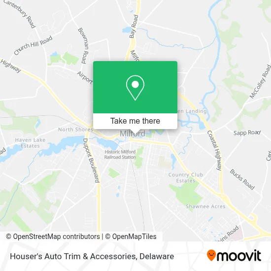 Houser's Auto Trim & Accessories map