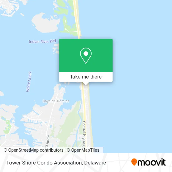 Tower Shore Condo Association map