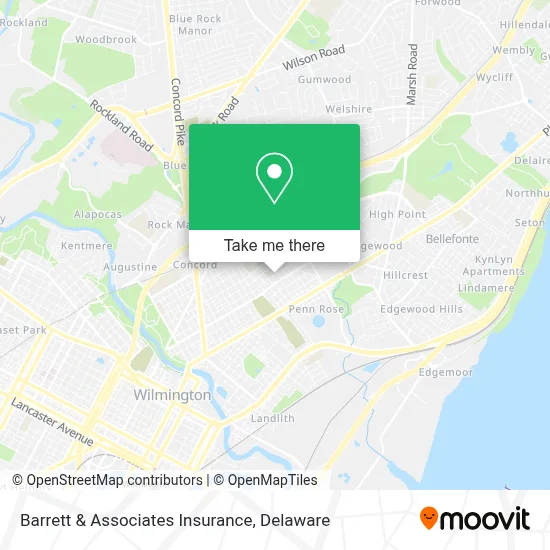 Barrett & Associates Insurance map