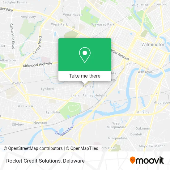 Rocket Credit Solutions map