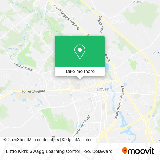 Little Kid's Swagg Learning Center Too map