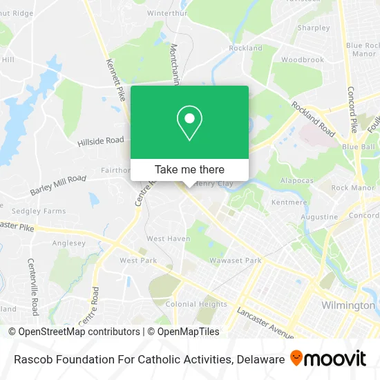 Rascob Foundation For Catholic Activities map