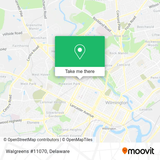 Walgreens #11070 map