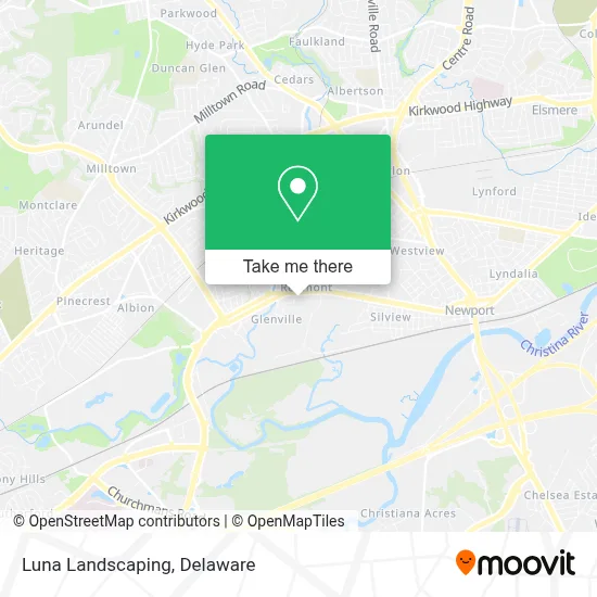 Luna Landscaping map