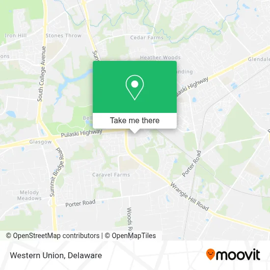 Western Union map