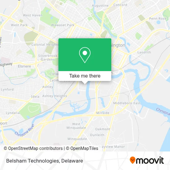 Belsham Technologies map
