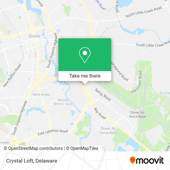 Crystal Loft map