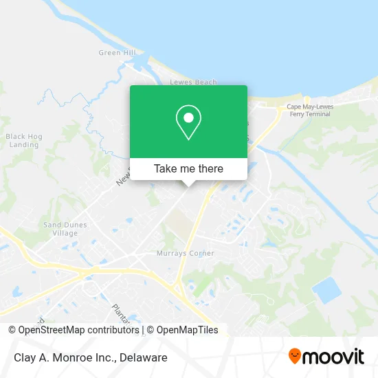 Clay A. Monroe Inc. map
