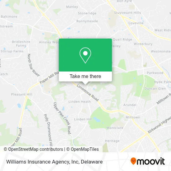 Williams Insurance Agency, Inc map